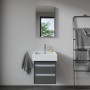 Duravit Vero Waschtisch 50 cm mit 1 Hahnloch