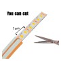 Flexibles Neon-LED 24V 13W/m – 50M Rolle – Speziell für Beschilderung – 6x12mm – Schneidbar alle 1cm – Orange
