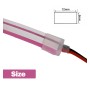 Flexibles Neon-LED 24V 13W/m – 50M Rolle – Speziell für Beschilderung – 6x12mm – Schneidbar alle 1cm – Rosa