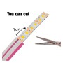 Flexibles Neon-LED 24V 13W/m – 50M Rolle – Speziell für Beschilderung – 6x12mm – Schneidbar alle 1cm – Rosa