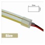 Flexibles Neon-LED 24V 13W/m – 50M Rolle – Speziell für Beschilderung – 6x12mm – Schneidbar alle 1cm – Zitronengelb
