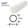 Neon LED - Flexibel Rund - 220V - Spule 25m - 16mm - 7W/m - Blau