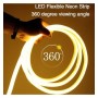 Neon LED - Flexibel Rund - 220V - Spule 25m - 16mm - 7W/m - Rot