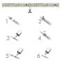 KIT Silikonkleber für LED-Streifen + Stecker + Abdeckung + Endkappe - 10mm -IP65