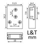 KIT-Steckverbinder für COB + SMD + Schraubendreher LED-Streifen - 10mm - IP20