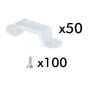 Pack mit 50 Heftklammern für LED-Streifen IP65 220V