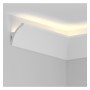 Polystyrol-Leiste - Ellipse - für LED-Streifen - 2 Meter