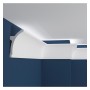 Polystyrol-Leiste - Ellipse - für LED-Streifen - 2 Meter
