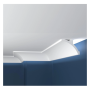Polystyrol-Leiste - Ellipse - für LED-Streifen - 2 Meter