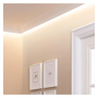 Polystyrol-Leiste - Ellipse - für LED-Streifen - 2 Meter