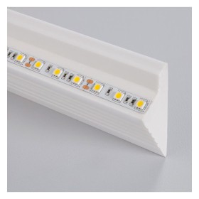 Polystyrol-Rahmen - gewinkelt für LED-Streifen - 2 Meter