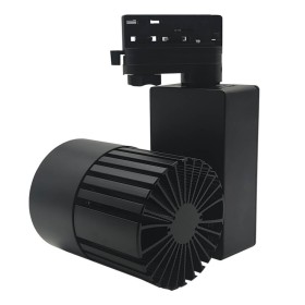 LED Strahler 40W GRAZ Schwarz BRIDGELUX Chip 3-Phasen Schienensystem CRI +92 - 3CCT