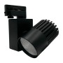 LED Strahler 40W GRAZ Schwarz BRIDGELUX Chip 3-Phasen Schienensystem CRI +92 - 3CCT