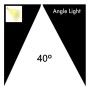 LED Strahler 40W GRAZ Schwarz BRIDGELUX Chip 3-Phasen Schienensystem CRI +92 - 3CCT