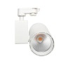 LED Strahler 40W MADRID Weiss BRIDGELUX Chip 3-Phasen Schienensystem SPEZIELL FÜR LEBENSMITTEL