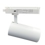 LED-Scheinwerfer 40W - 34W NEW MAYA Weiss Einkreis-Schienensystem - CCT - CRI+92 - UGR13 - 120Lm/W