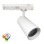 LED-Scheinwerfer 40W - 34W NEW MAYA Weiss Einkreis-Schienensystem - CCT - CRI+92 - UGR13 - 120Lm/W