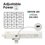 LED-Scheinwerfer 40W - 34W NEW MAYA Weiss Einkreis-Schienensystem - CCT - CRI+92 - UGR13 - 120Lm/W