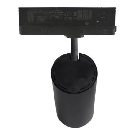 LED-Schienenstrahler 40W - 26W NEW MAYA Schwarz Dreiphasenschienen - CCT - CRI+92 - UGR13 - HOHE LUMEN