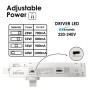 LED-Schienenstrahler 40W - 28W ODENSE Weiss für Einphasen-Stromschiene - CCT - CRI+92 - UGR13 - 24º