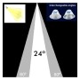 LED-Spot 40W - 30W NEW MAYA Weiss Dreiphasenschienen - CCT - CRI+92 - UGR13 - HOHE LUMEN