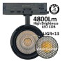 LED-Strahler - Dreiphasig - 40W-30W - ROME Schwarz - GxTronic-Treiber - Einstellbare Optik 24º-60º -UGR13- CCT