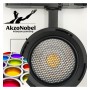 LED-Strahler - Dreiphasig - 40W-30W - ROME Schwarz - GxTronic-Treiber - Einstellbare Optik 24º-60º -UGR13- CCT