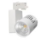 LED-Strahler 40W GRAZ Weiss Bridgelux-Chip 3CCT - Dreiphasenschiene - 4400Lm - CRI +98