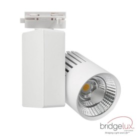 LED-Strahler 40W GRAZ Weiss Chip Bridgelux 3CCT - Einphasenschiene - 4400Lm - CRI +98