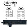 LED-Strahler 40W-28W Einphasig - ROMA Schwarz - GxTronic Treiber - Verstellbare Optik 24º-60º - UGR13 - CCT