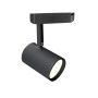 Schienenlampe SCHWARZ für Lampe GU10- 1-Phasen