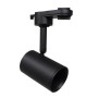 Schienenlampe SCHWARZ für Lampe GU10- 1-Phasen