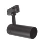 Schienenstrahler - BORNE SCHWARZ - Für GU10-Lampen - Monophasiges Aluminium
