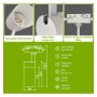 Schienenstrahler - BORNE WEISS - Für GU10-Lampen - Monophasiges Aluminium