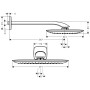 hansgrohe PuraVida Kopfbrause 400 1jet mit Brausearm