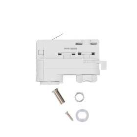 dreiphasig Schienenadapteranschluss Weiss