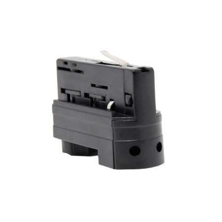 dreiphasigSchienenadapter Stecker Schwarz