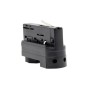dreiphasigSchienenadapter Stecker Schwarz
