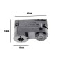 dreiphasigSchienenadapter Stecker Schwarz