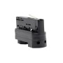 dreiphasigSchienenadapter Stecker Schwarz