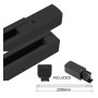 DreiphasigSpur 2 Meter Schwarz