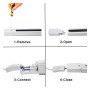 DreiphasigSpur 2 Meter Weiss