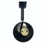 Schienenlampe SCHWARZ für Lampe GU10 - THREE-PHASE