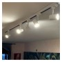 Schienenlampe WEISS für Lampe GU10 - THREE-PHASE