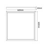 PACK 10stk. LED Panel 62x62 40W Philips CertaDrive - UGR19 - CRI+90 - CCT