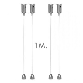 Aufhängeset - für LED-Leuchte - 1 Meter