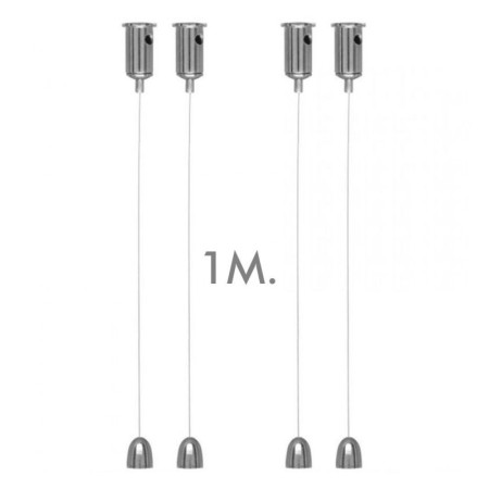 Aufhängeset - für LED-Leuchte - 1 Meter