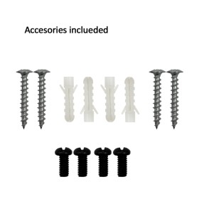 Kit de suspension pour luminaire LED - NOIR - 1 mètre