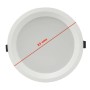 Downlight LED 40W Rund – Dimmbarer Lifud-Treiber – IP54 – UGR17