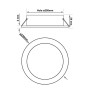Downlight LED 40W Rund – Dimmbarer Lifud-Treiber – IP54 – UGR17